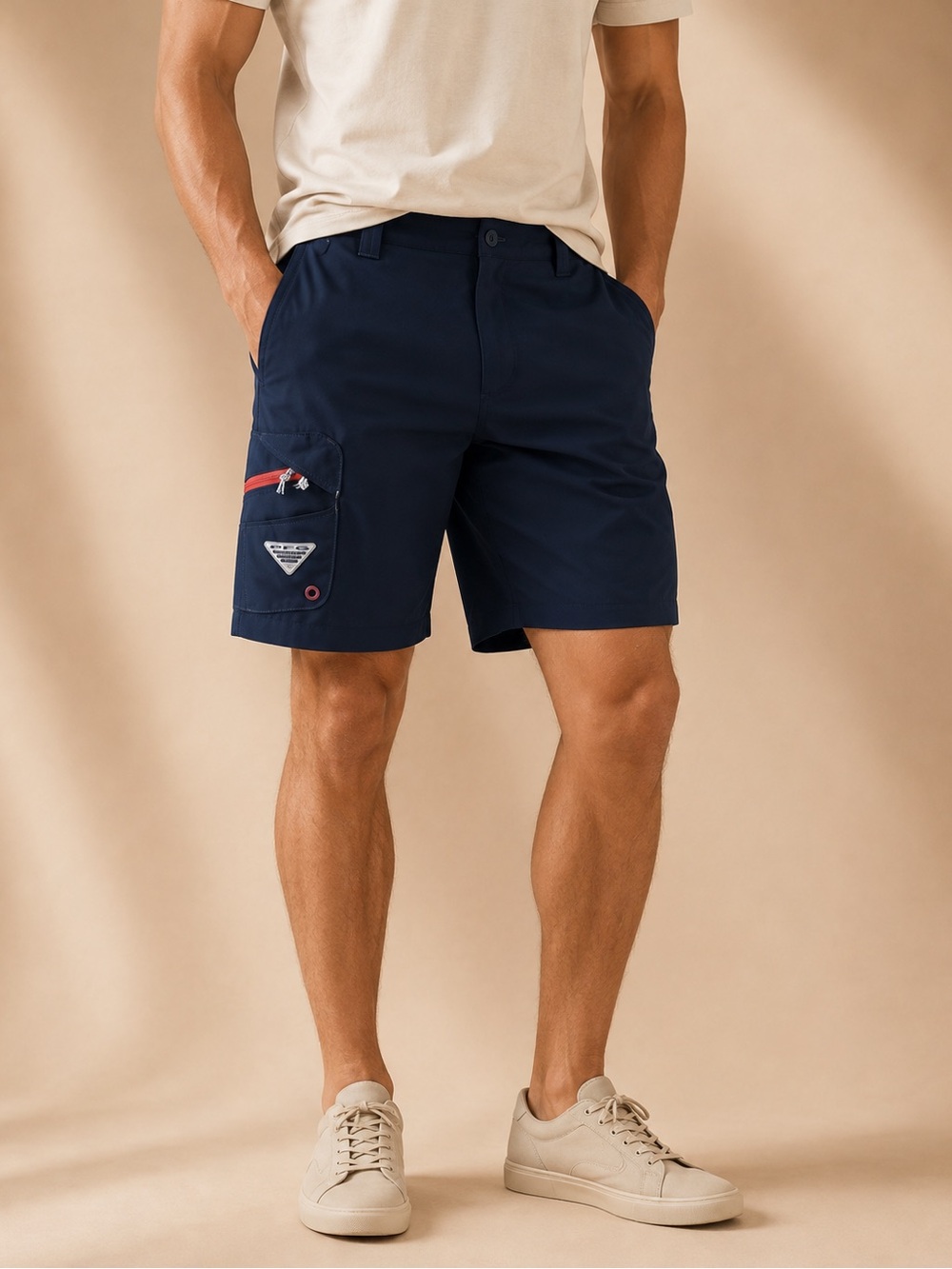 Columbia PFG Navy Fishing Cargo Shorts Men’s 32